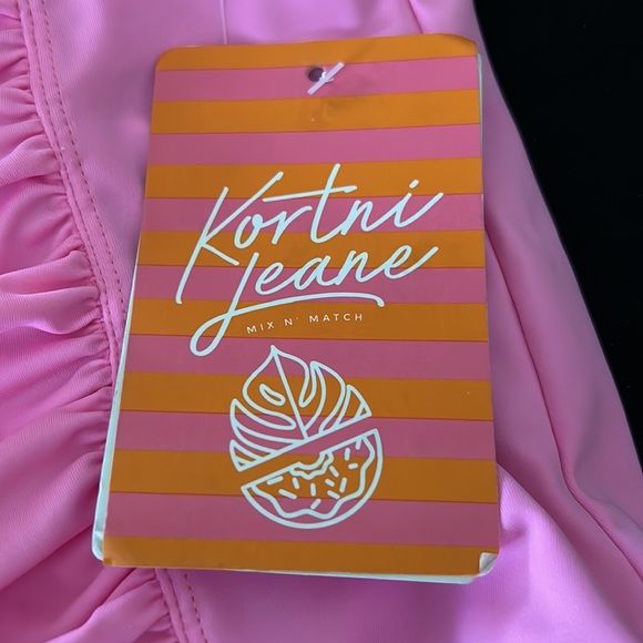 NWT Kortni Jean bikini bottom bubblegum pink color Small - Picture 2 of 3